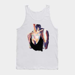 Multicoloured female top Tank Top